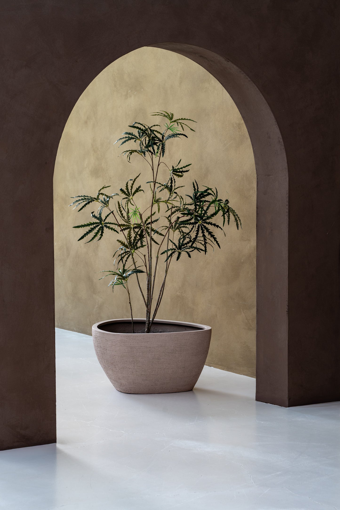 Ruvido Organic Low 93 - Sand - Drømmemøbler