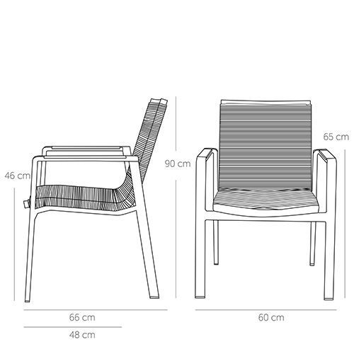 Nofi stol Antrazit - Drømmemøbler shop