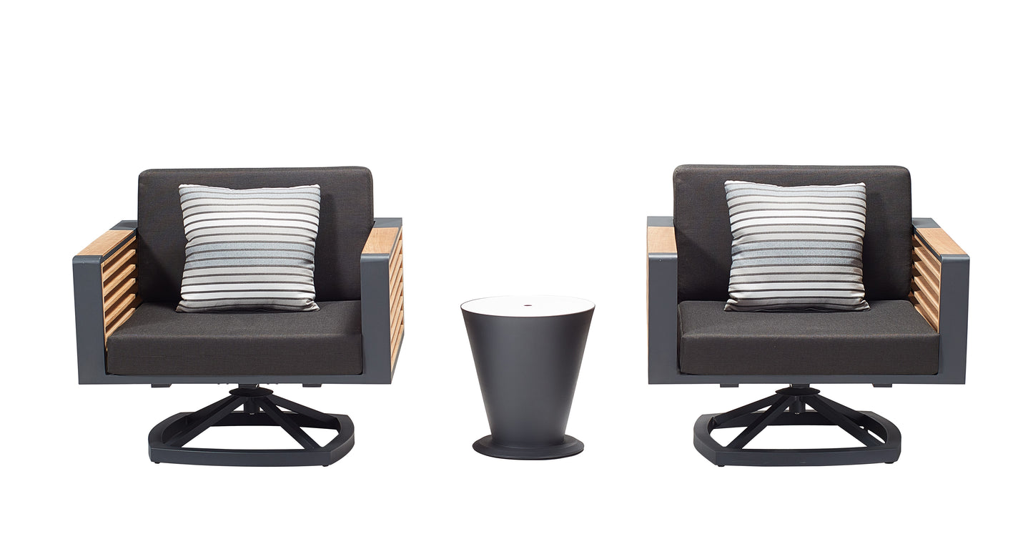 New York Lounge Stol Swivel - Drømmemøbler