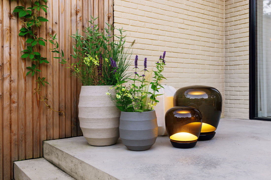 Bordo utepotter - Nytt design