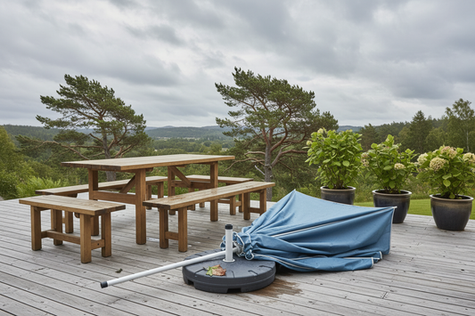 Hvorfor billige parasoller velter i norsk vind