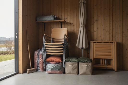 Lagre hagemøbler om vinteren – slik gjør du det riktig