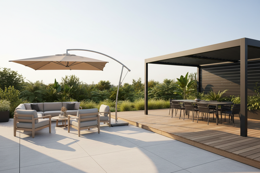 Parasoll vs pergola – hva bør du velge?