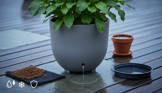 Drenering i utepotter – Slik sikrer du lang levetid i norsk klima