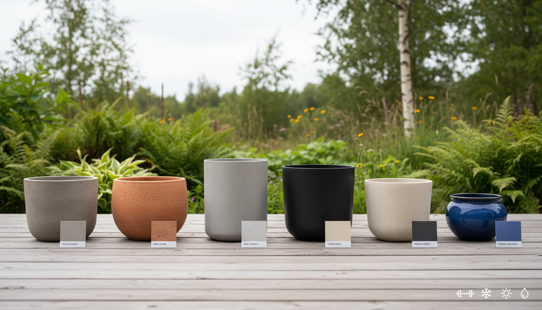 Materialguide for utepotter – Hvilket materiale passer best i norsk klima?