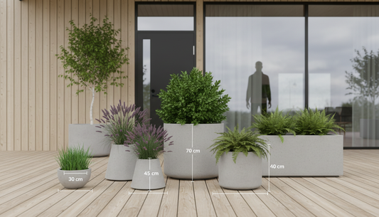 Riktig størrelse på utepotter – Slik velger du proporsjoner som fungerer