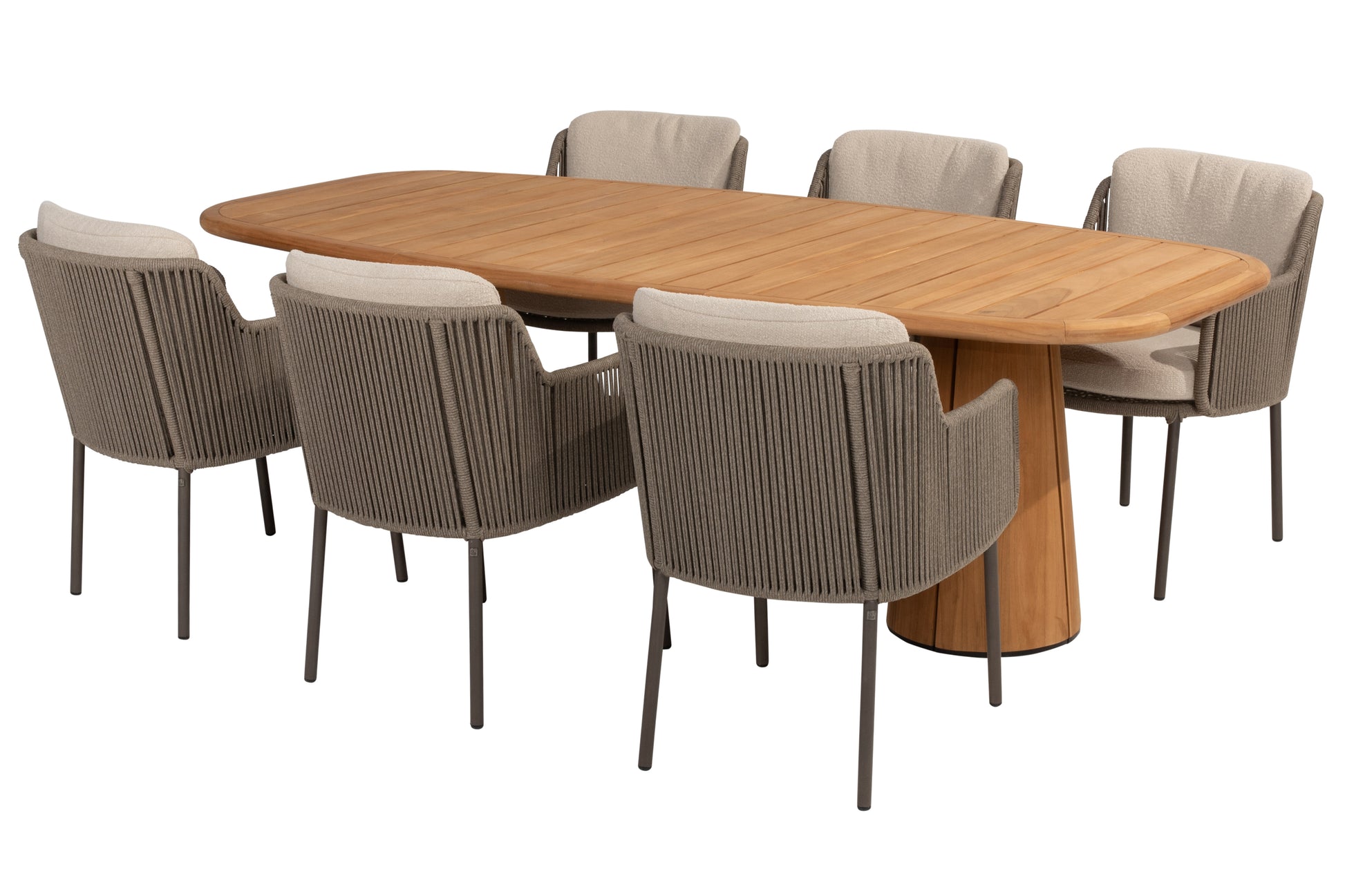 Capri Spisegruppe Teak 240cm - Drømmemøbler
