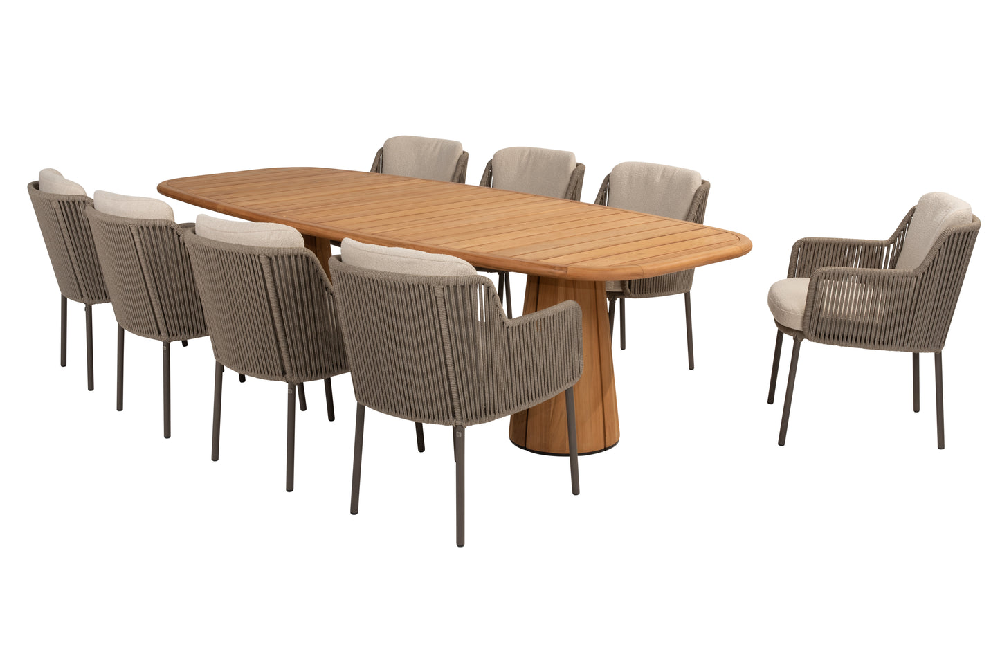 Capri Spisegruppe Teak 240cm - Drømmemøbler