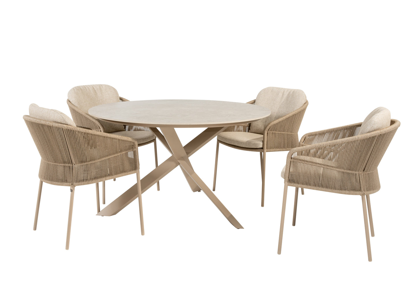 Florence Spisegruppe Latte 130cm