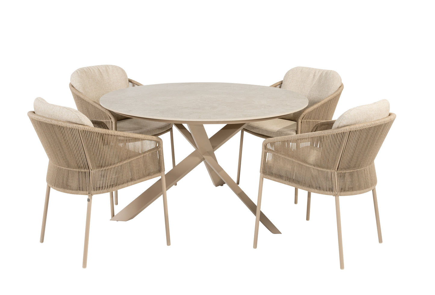 Florence Spisegruppe Latte 130cm