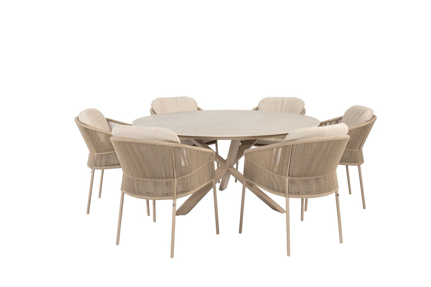 Florence Spisegruppe Latte 160cm