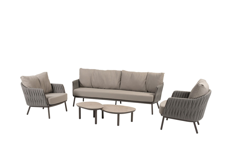 Cannes Hagegruppe 3+2 Monroe bordsett