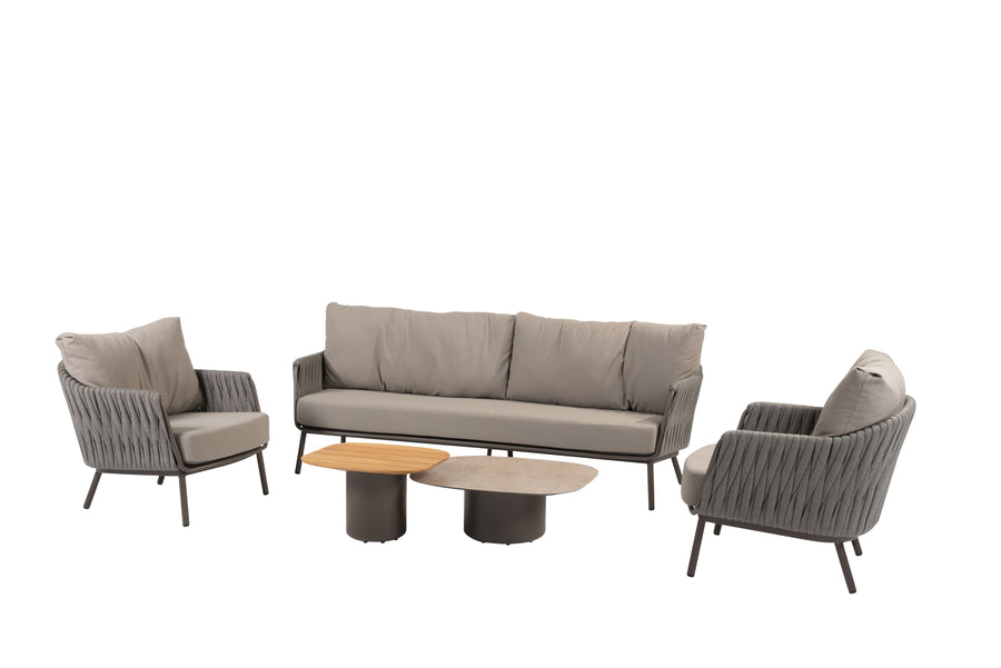 Cannes Hagegruppe 3+2 Demi bordsett
