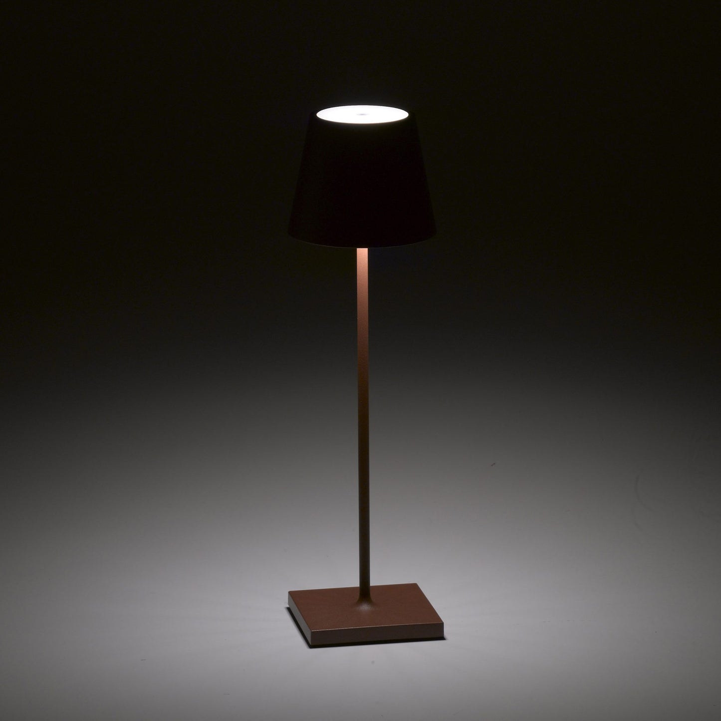 Poldina Micro LED Bordlampe Rust/Brun