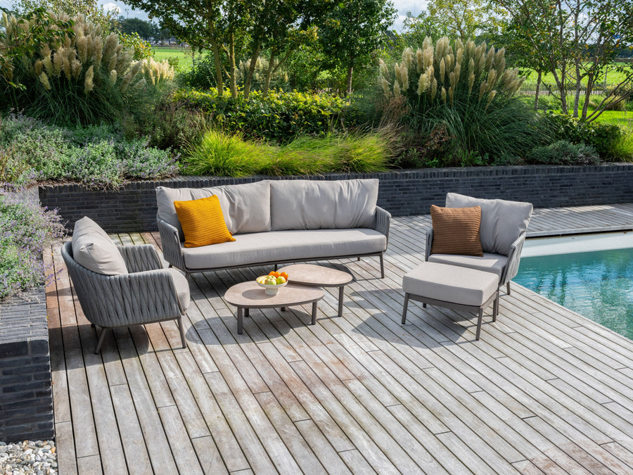Cannes Hagegruppe 3+2 Monroe bordsett