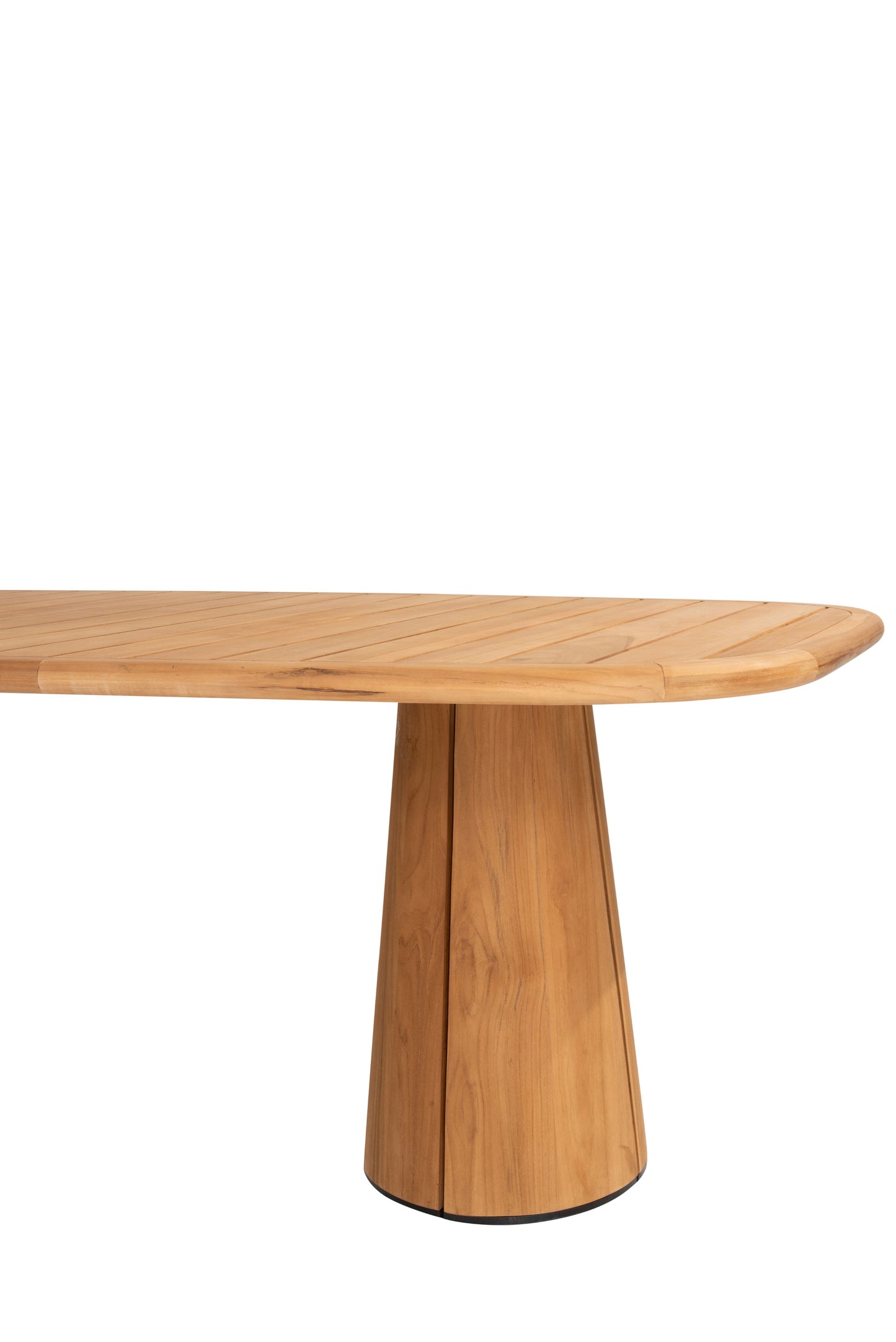 Capri Bordbase Teak 240cm - Drømmemøbler