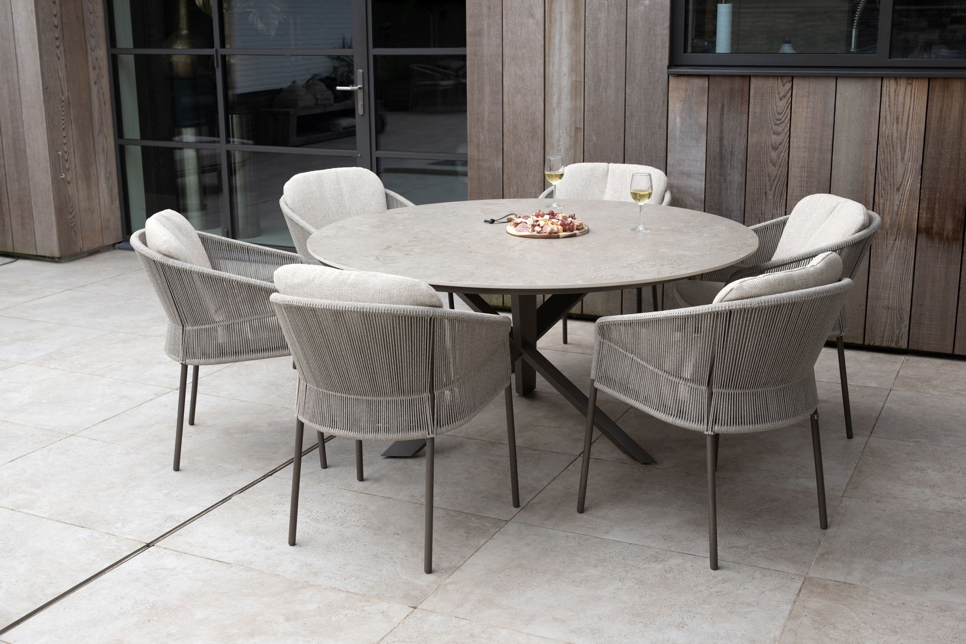 Prado Bordbase Terre 160 cm - Drømmemøbler