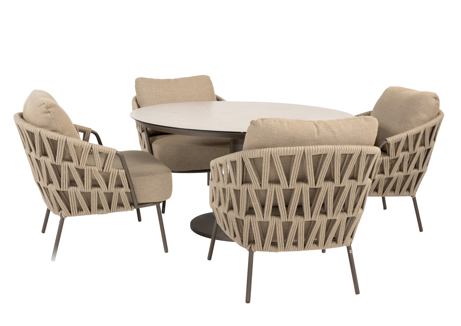 Mallorca Lounge Oval Spisegruppe - NYHET - Drømmemøbler