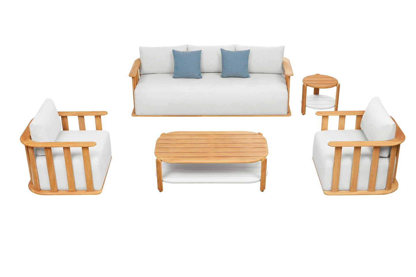 Pallisad Hagegruppe 3+2 - Drømmemøbler