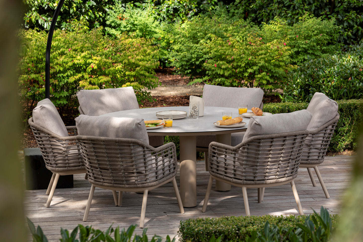 Puglia Lounge Spisegruppe 160cm
