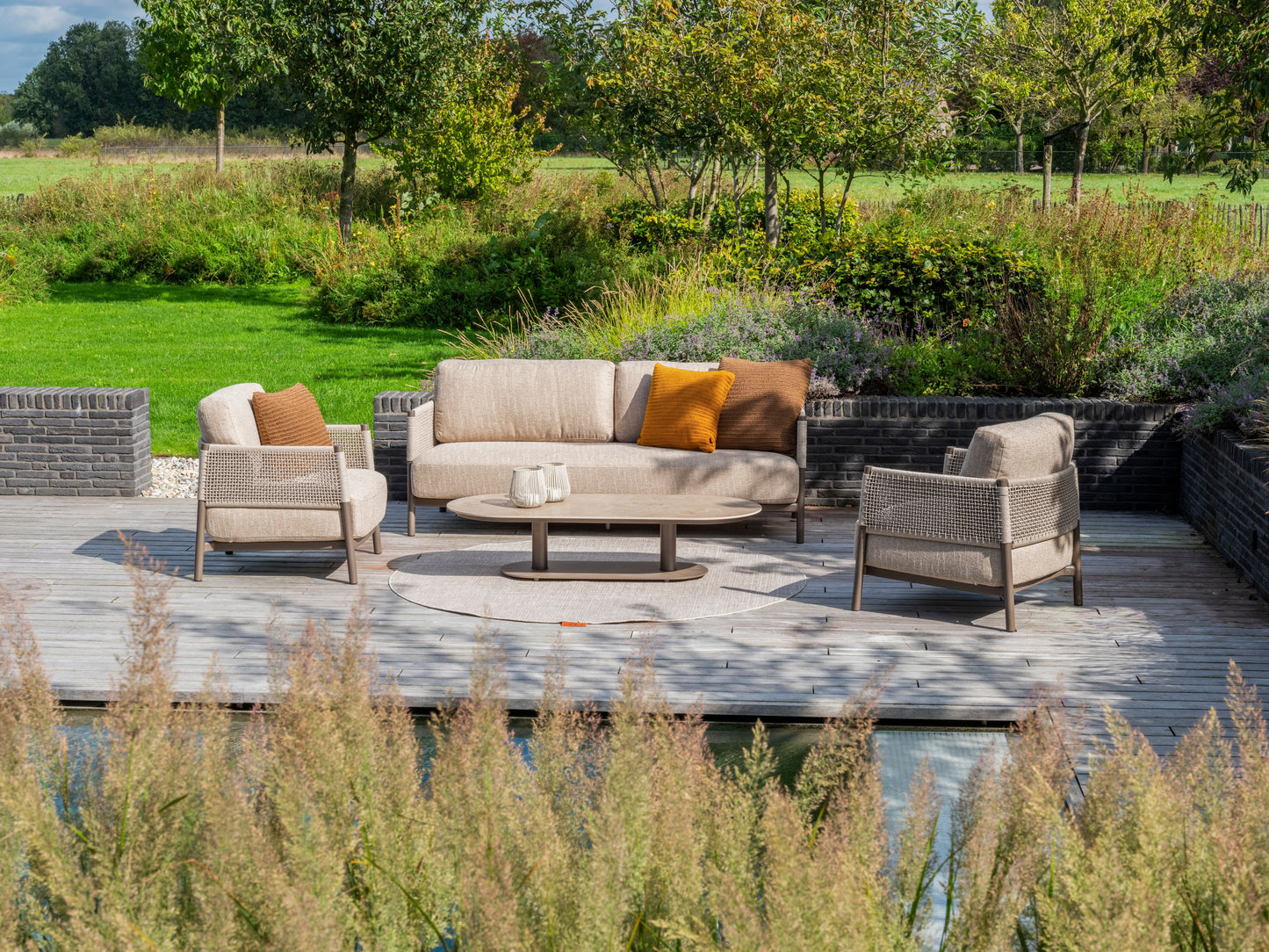 Boaz Loungebord Terre 150cm