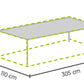 Premium Møbeltrekk Bord 300 cm - Drømmemøbler