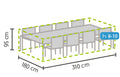 Premium Møbeltrekk Spisegruppe 310x180cm