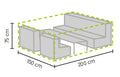 Premium Møbeltrekk Hagegruppe 200x150cm