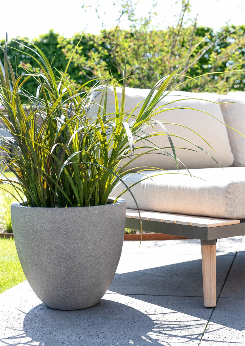 Grigio Egg Pot 40 Betong - Drømmemøbler