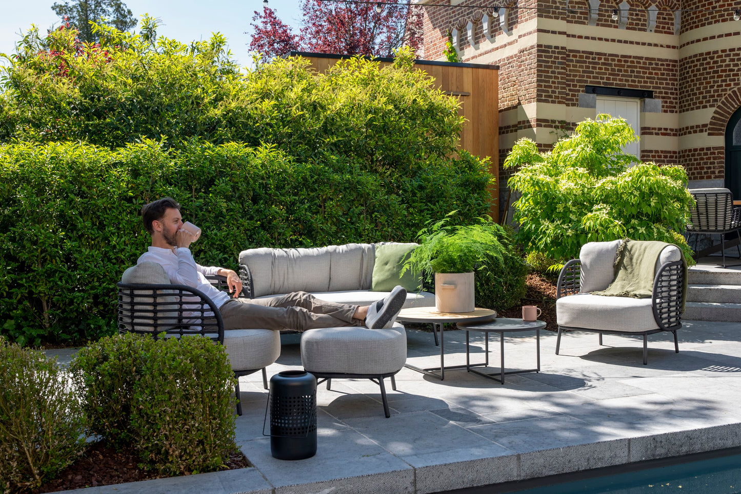 Fabrice Hagegruppe 3+2 Salg - Drømmemøbler