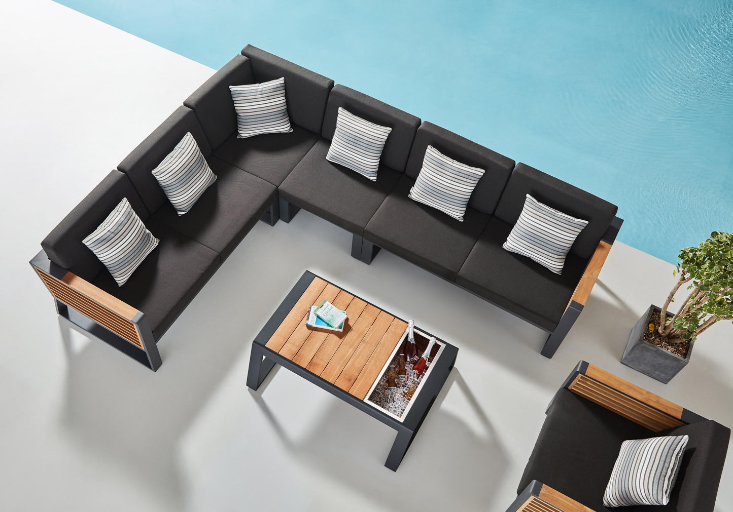 New York hjørnegruppe 3+2 - Drømmemøbler