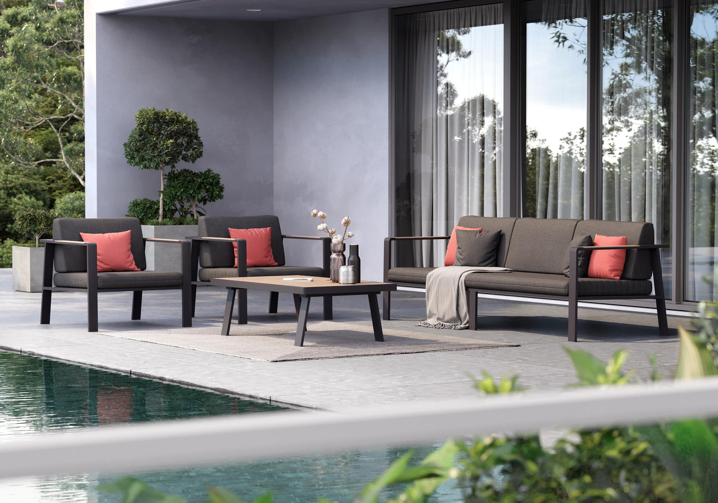 Nofi Hagegruppe 3+2 - Drømmemøbler shop